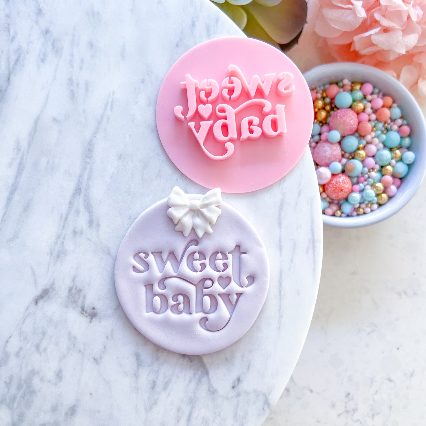 Sweet Baby - Fondant Stamp