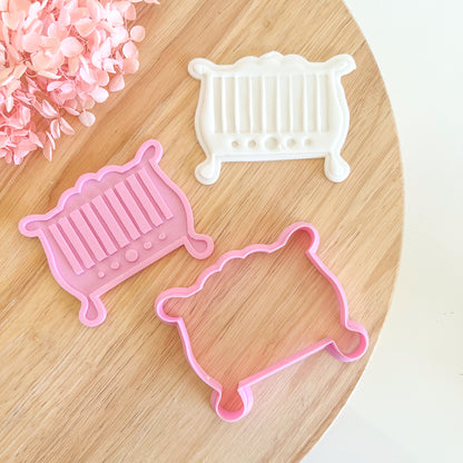 "Baby Cot" Cutter & Stamp