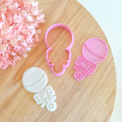 "Baby Rattle" Cutter & Stamp