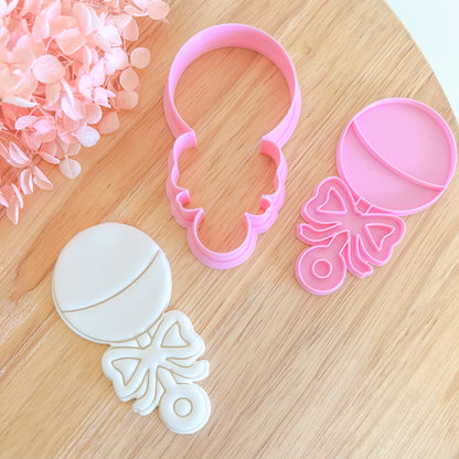 "Baby Rattle" Cutter & Stamp