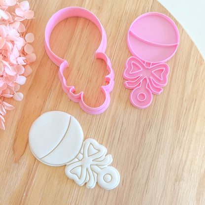 "Baby Rattle" Cutter & Stamp