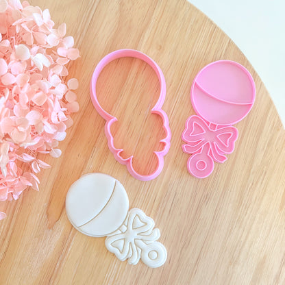 "Baby Rattle" Cutter & Stamp