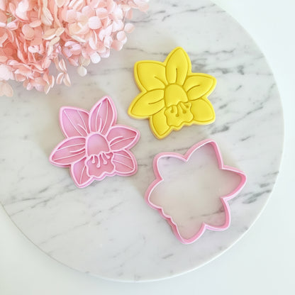 "Daffodil" Cookie Cutter & Stamp