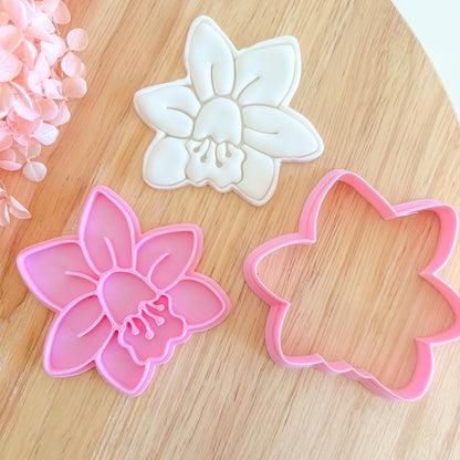 "Daffodil" Cookie Cutter & Stamp