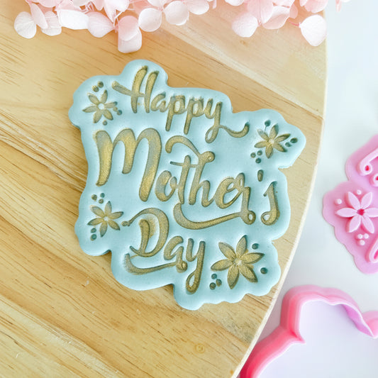 "Happy Mothers Day" Cutter & Stamp