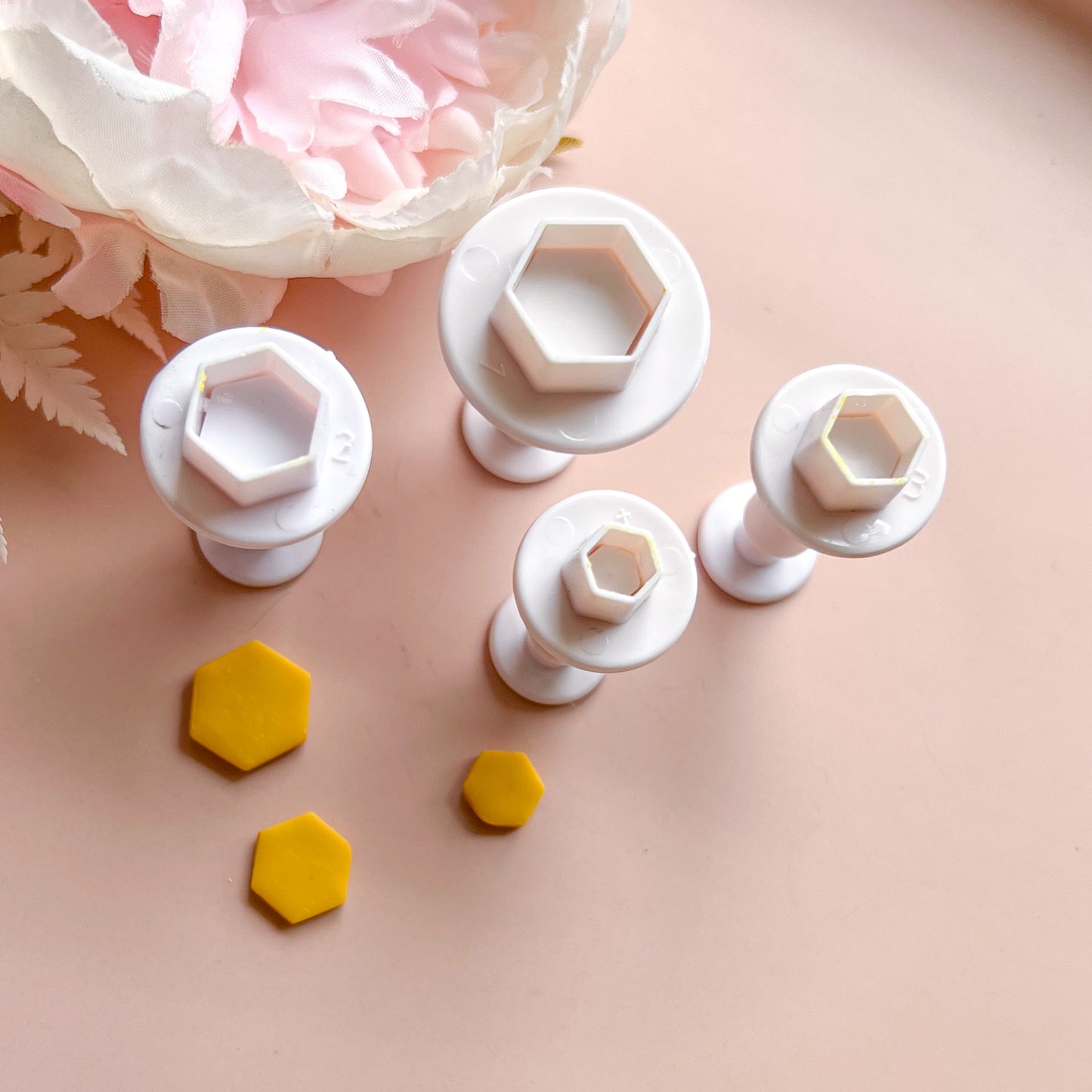 Hexagon Push Cutter (4 pcs)