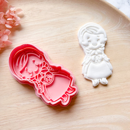 "Anna" Cookie Cutter & Stamp