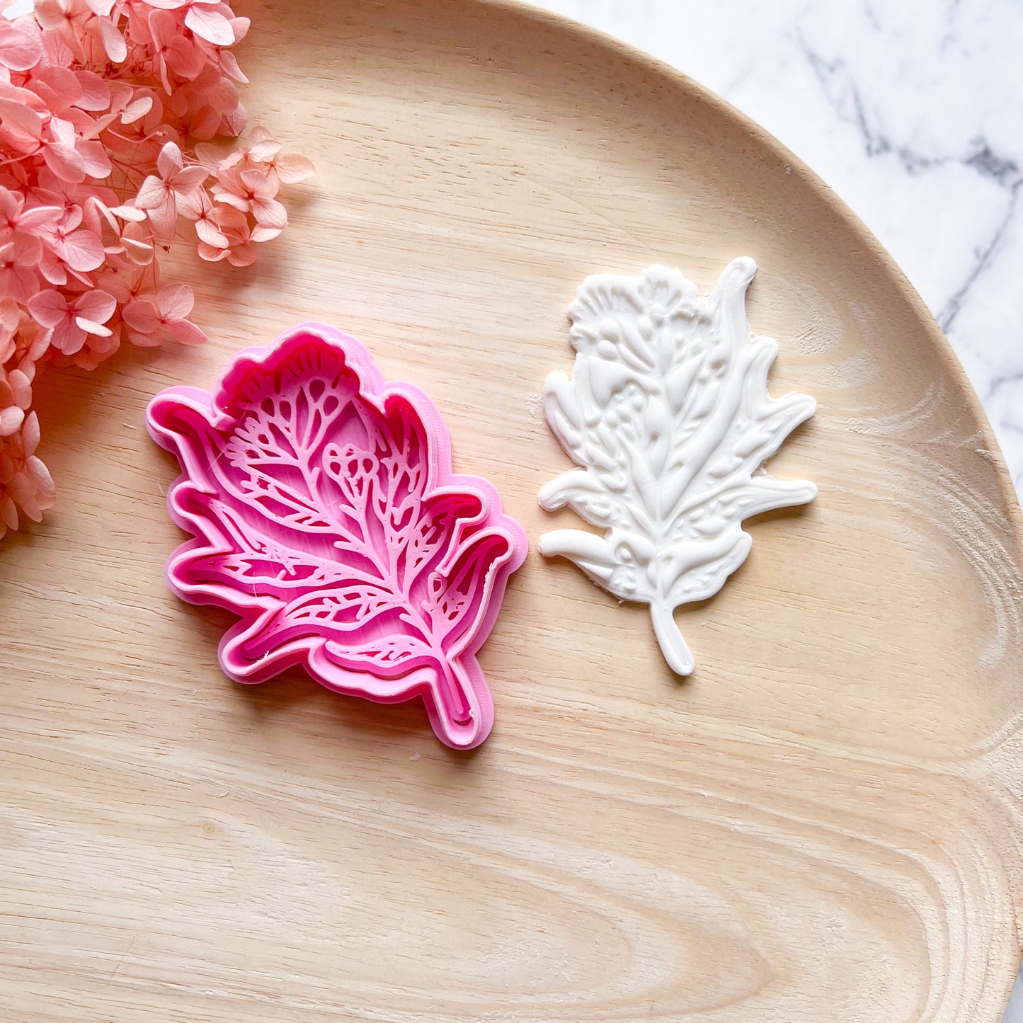 Wattle Cookie Cutter & Stamp