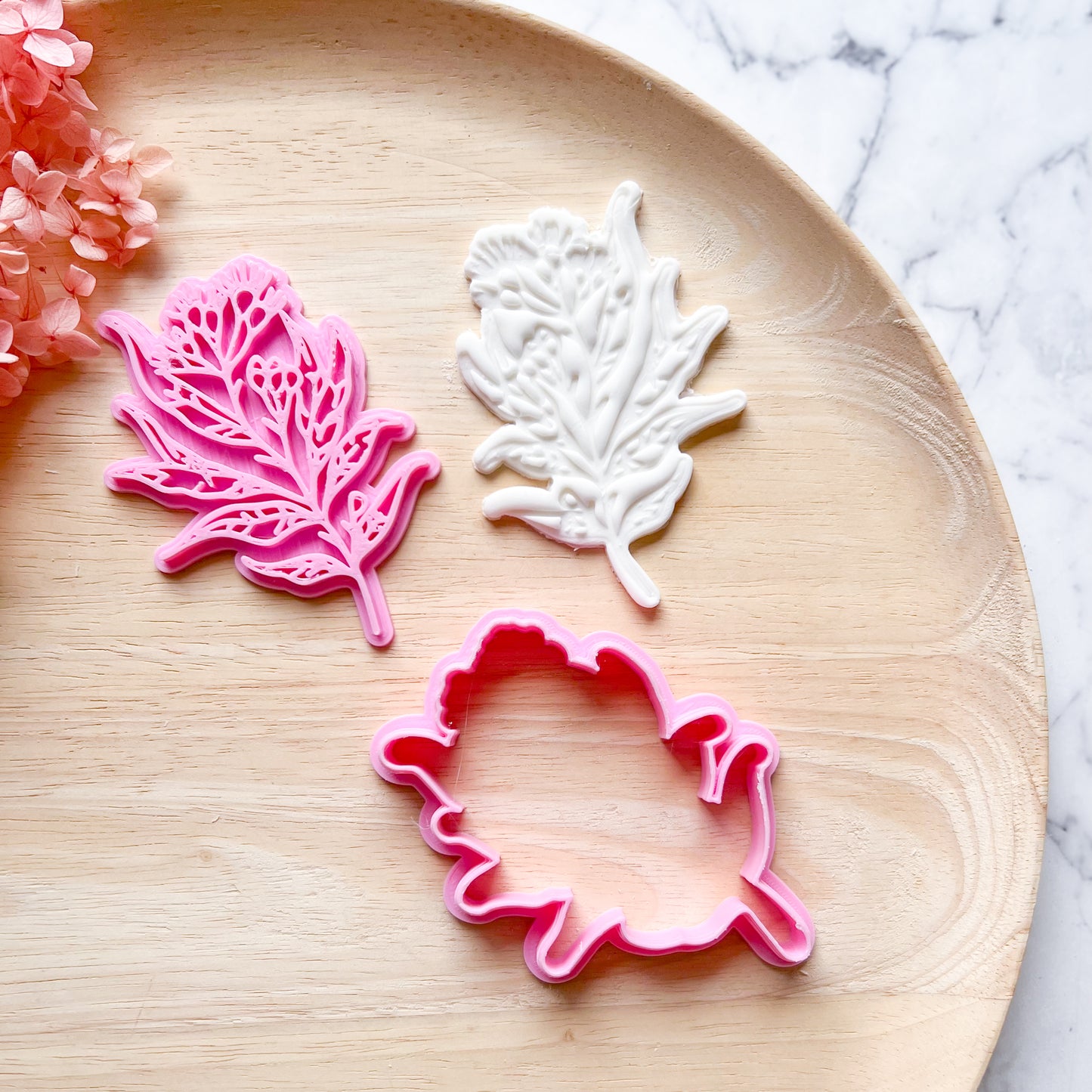 Wattle Cookie Cutter & Stamp
