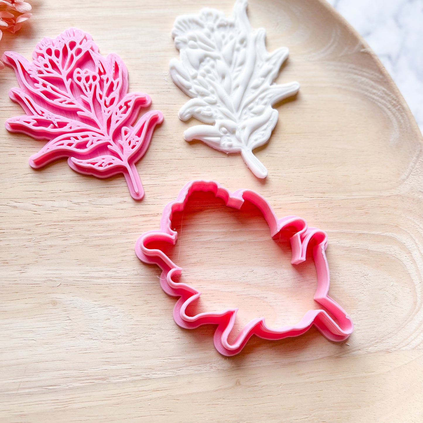 Wattle Cookie Cutter & Stamp