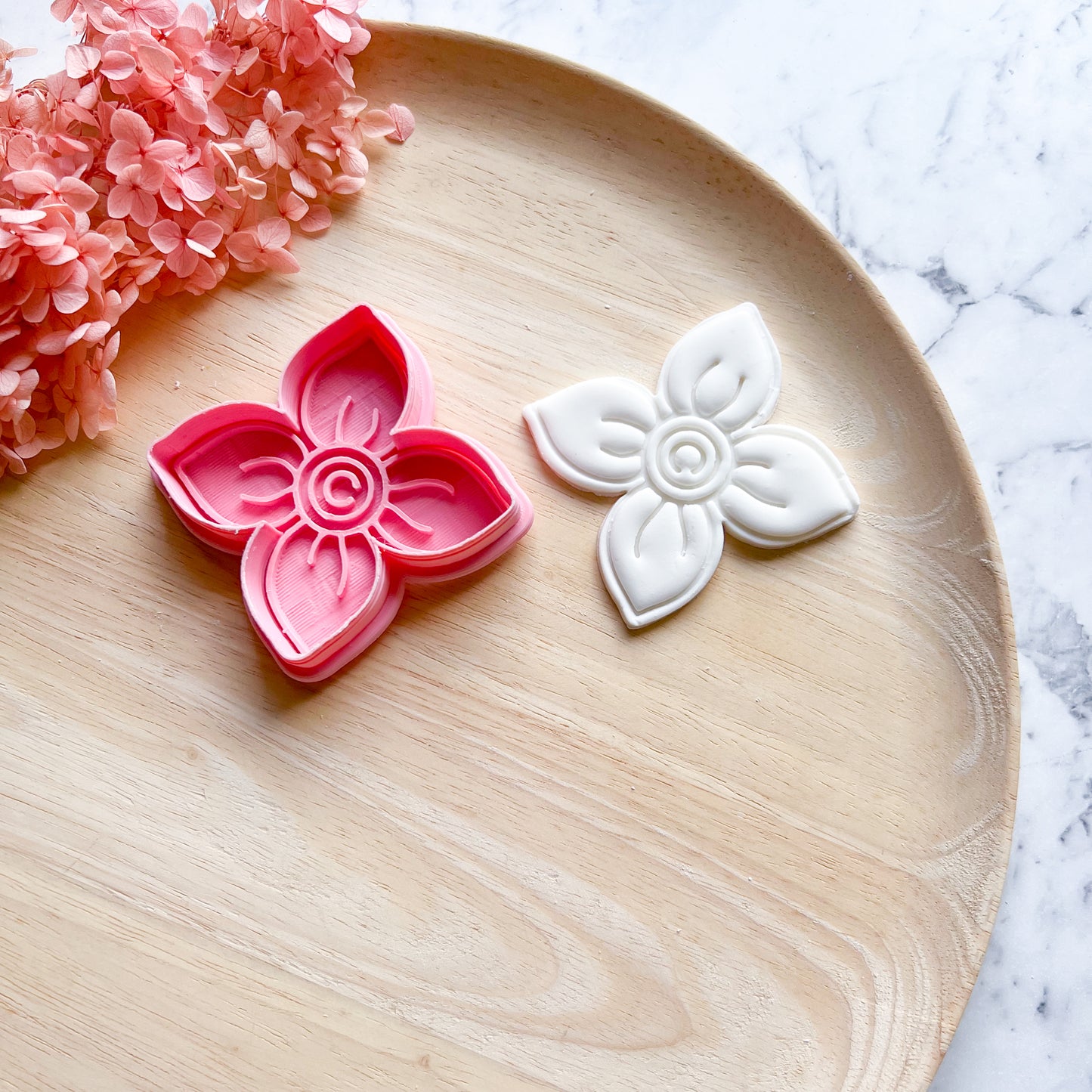 Flower #5 Cookie Cutter & Stamp