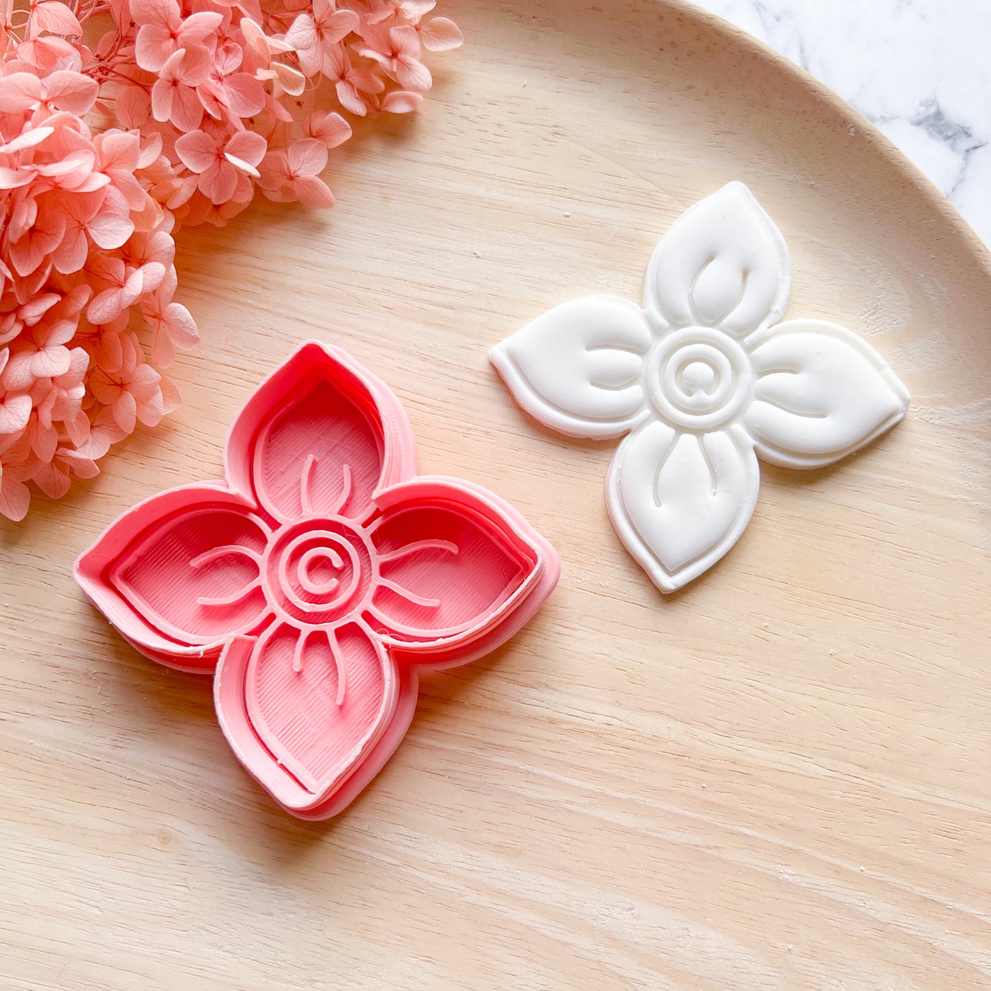 Flower #5 Cookie Cutter & Stamp