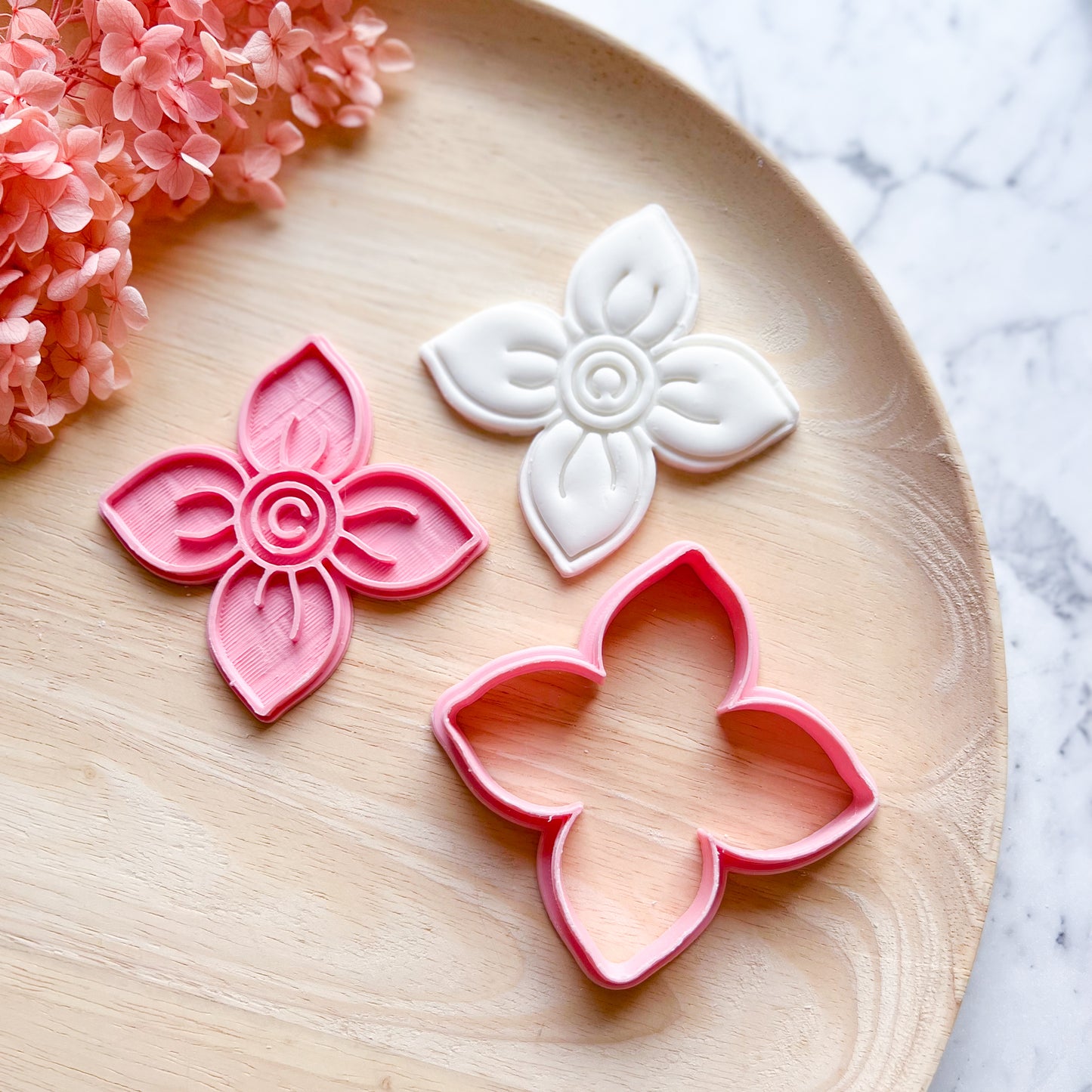 Flower #5 Cookie Cutter & Stamp