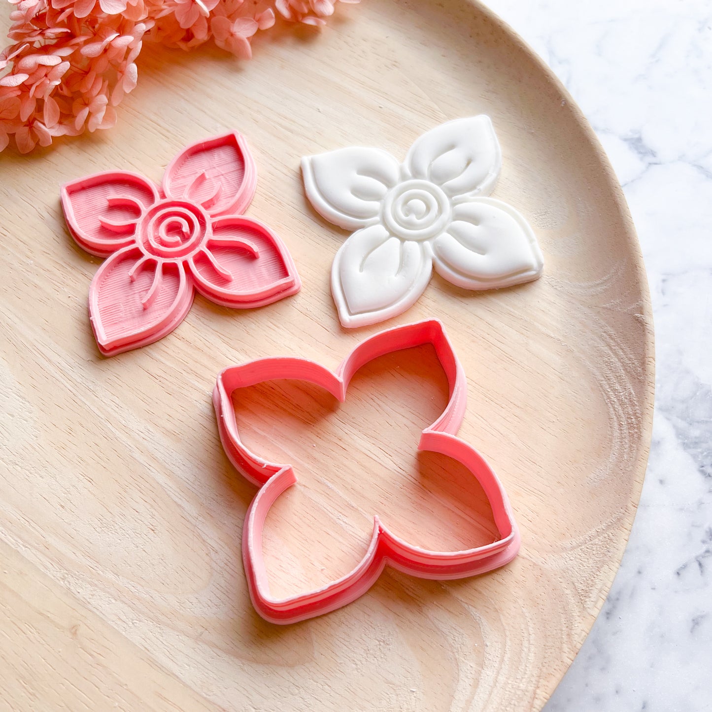 Flower #5 Cookie Cutter & Stamp