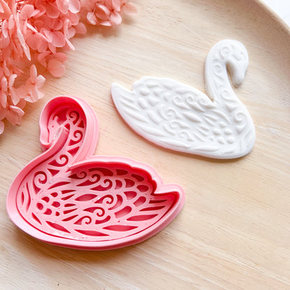 "Swan" Cookie Cutter & Stamp