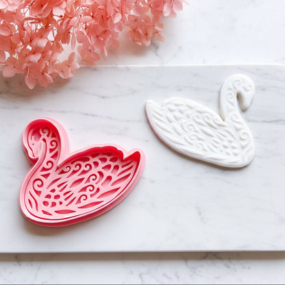 "Swan" Cookie Cutter & Stamp