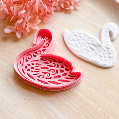 "Swan" Cookie Cutter & Stamp