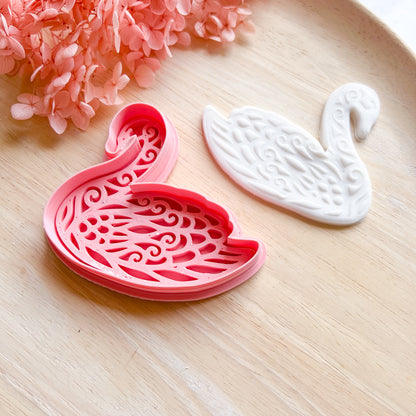 "Swan" Cookie Cutter & Stamp
