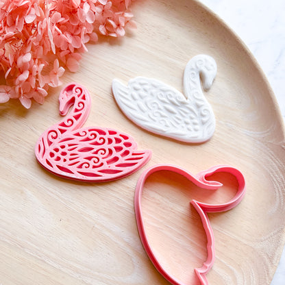 "Swan" Cookie Cutter & Stamp