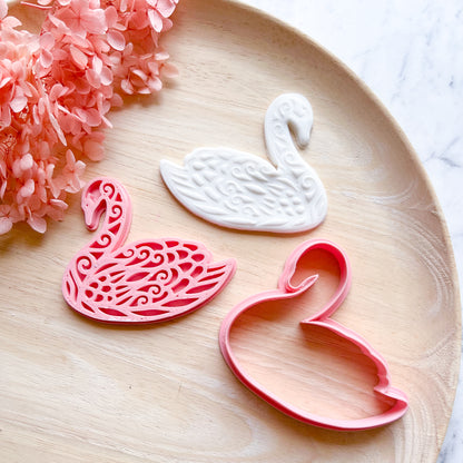 "Swan" Cookie Cutter & Stamp