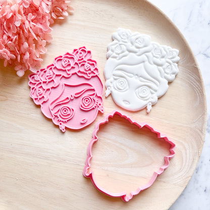 “Frida” SECONDS SALE Cookie Cutter & Stamp