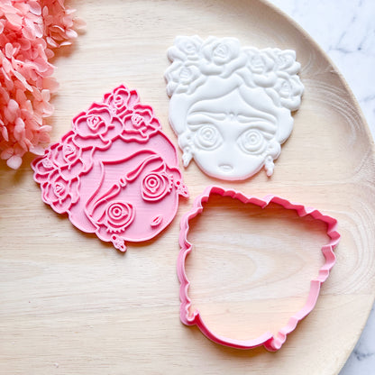 “Frida” SECONDS SALE Cookie Cutter & Stamp