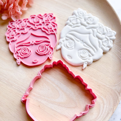 “Frida” SECONDS SALE Cookie Cutter & Stamp