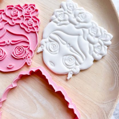 “Frida” SECONDS SALE Cookie Cutter & Stamp