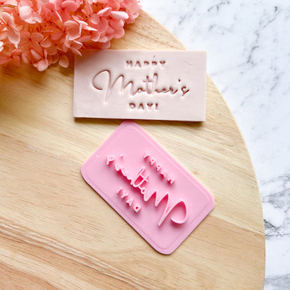 "Happy Mothers Day #1" Fondant Stamp