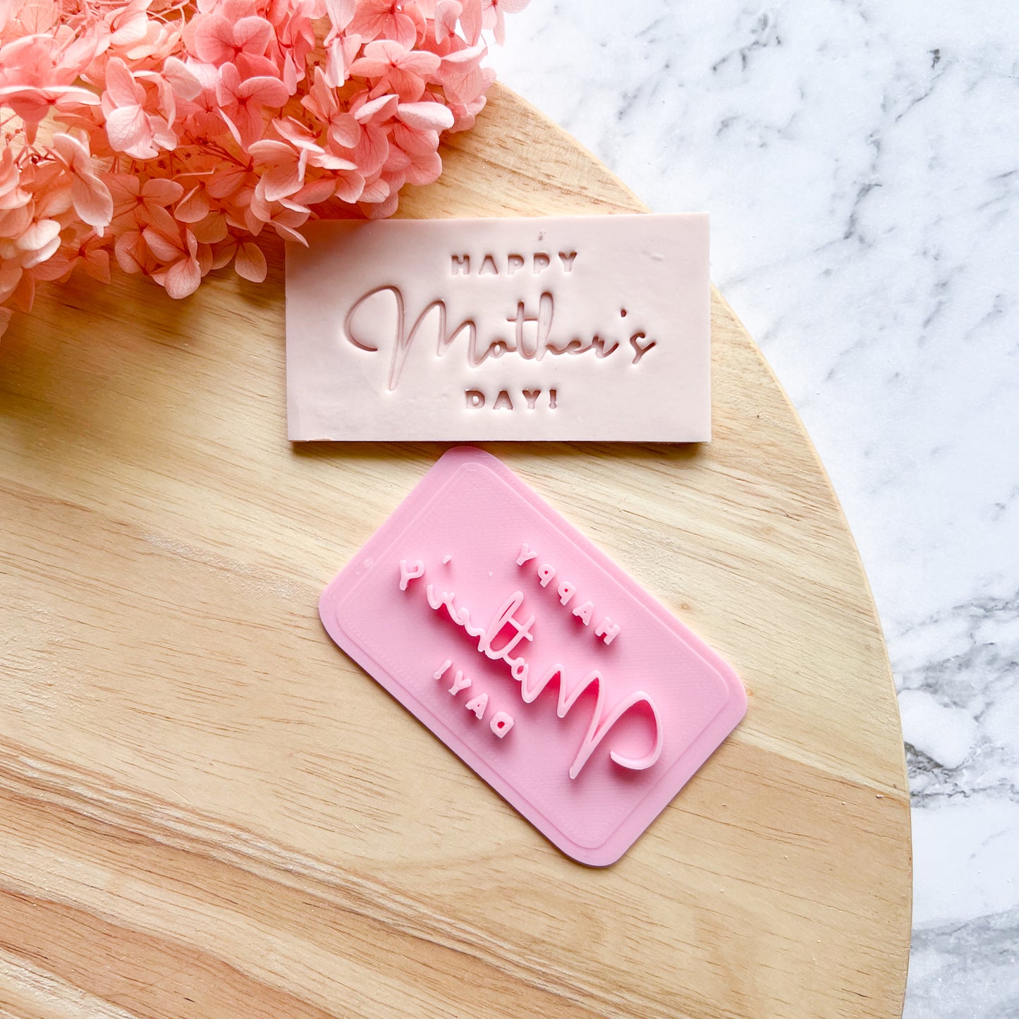 Happy Mothers Day Fondant Stamp