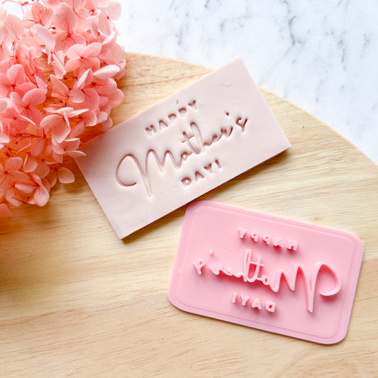 Happy Mothers Day Fondant Stamp