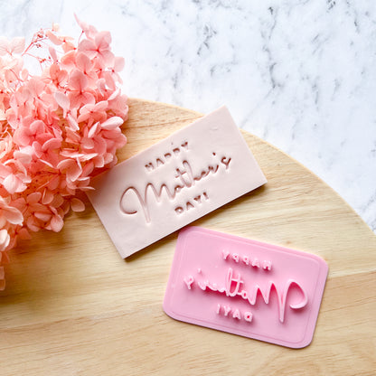"Happy Mothers Day #1" Fondant Stamp