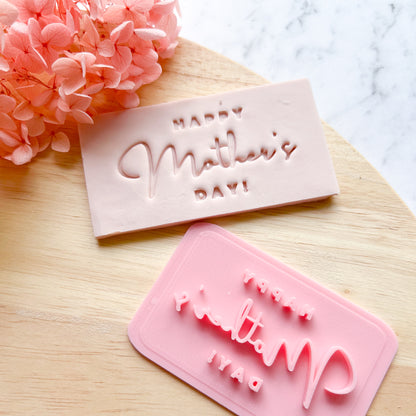 "Happy Mothers Day #1" Fondant Stamp